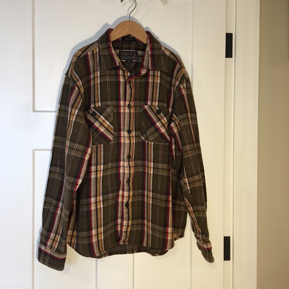 Pendleton plaid wool shirt no size